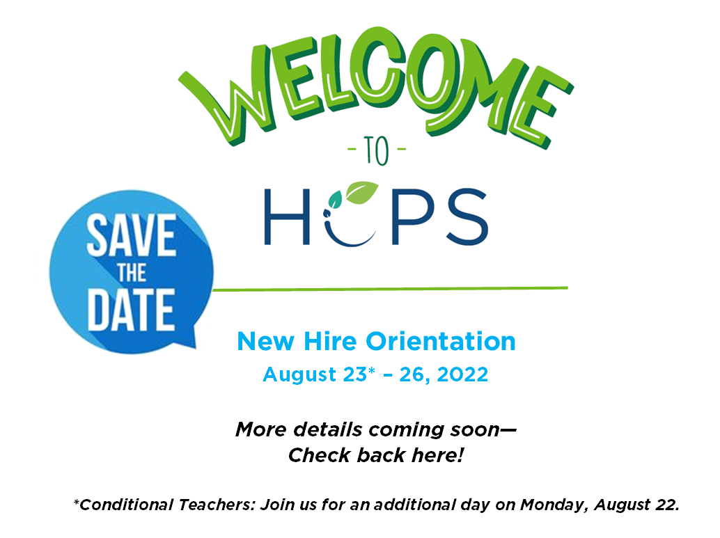 Save The Date - New Hire Orientation on August 23-26 2022