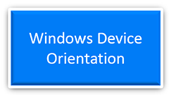 Windows Orientation