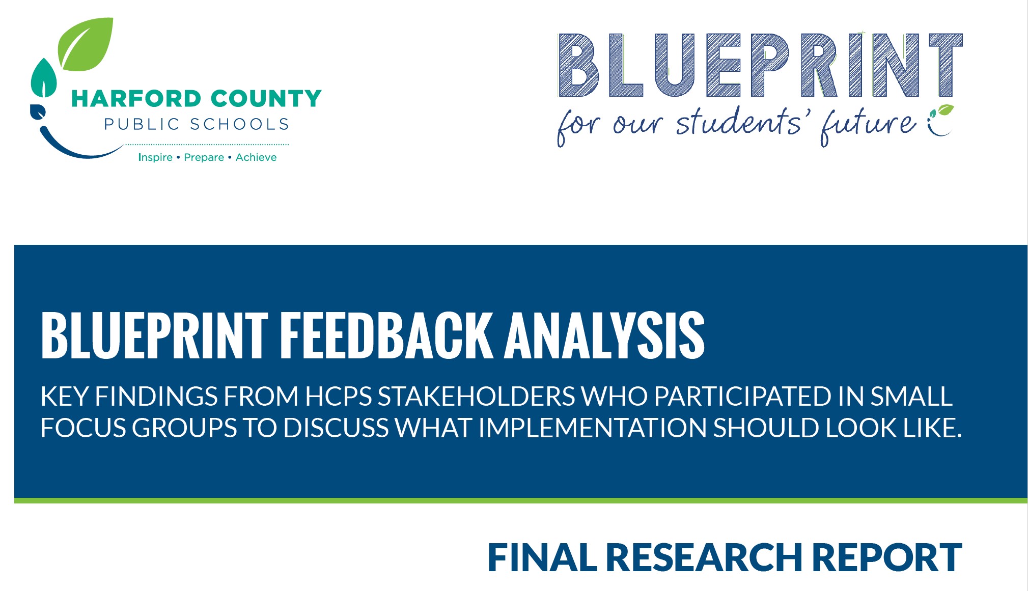 HCPS Blueprint Feedback Analysis Report Thumbnail
