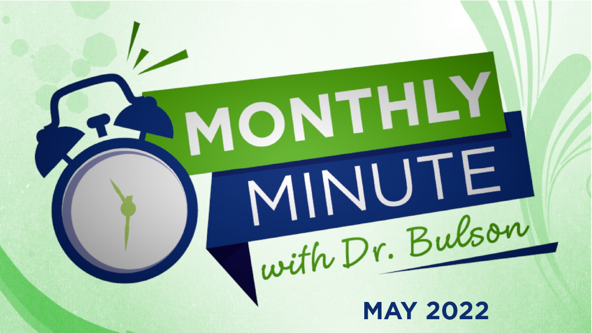 Monthly Minute - May 2022