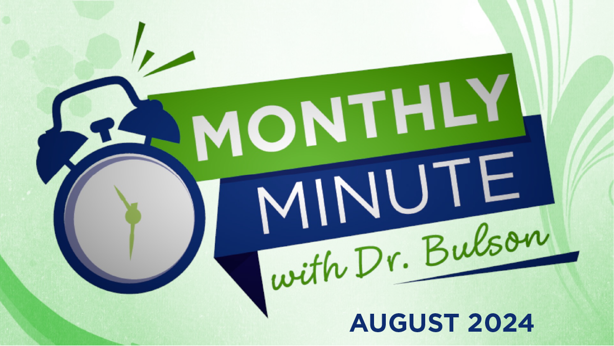 Monthly Minute - September 1 2023