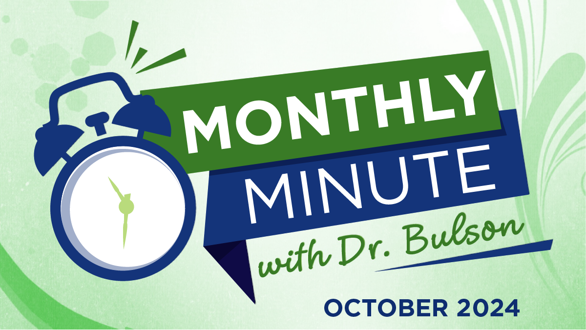 Monthly Minute - October 2024