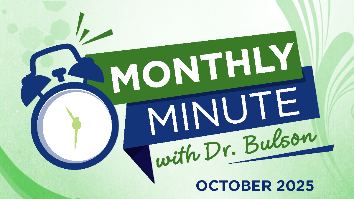 Monthly Minute - October 2025