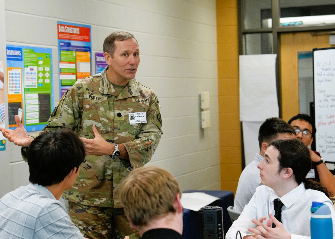 Havre de Grace High School Students Design Real Army Software for Aberdeen Proving Ground Partnership