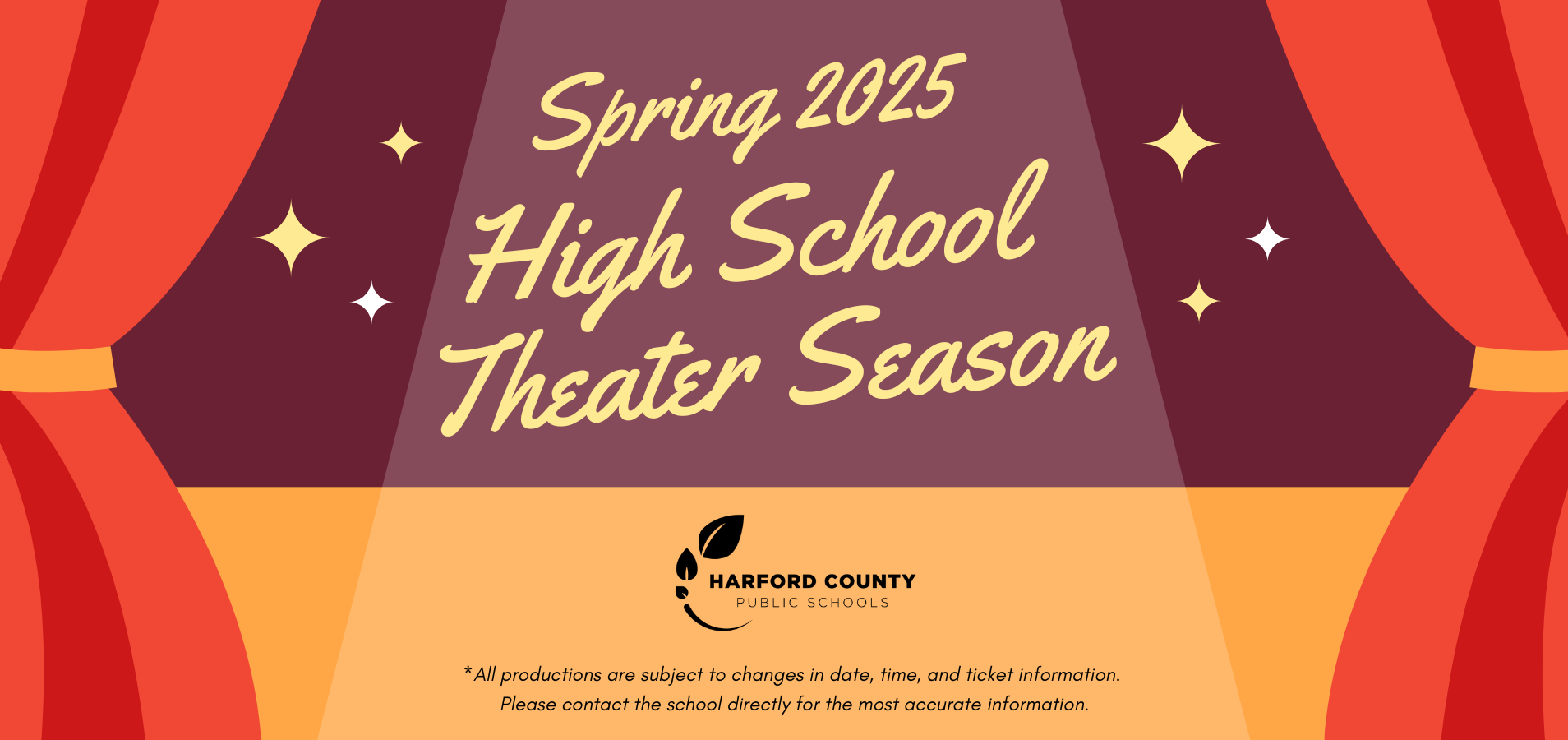 Spring 2025 High School Theater Season