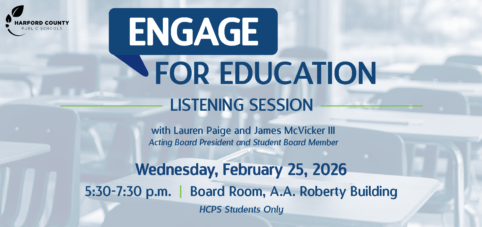 Engage for Education listening sessions