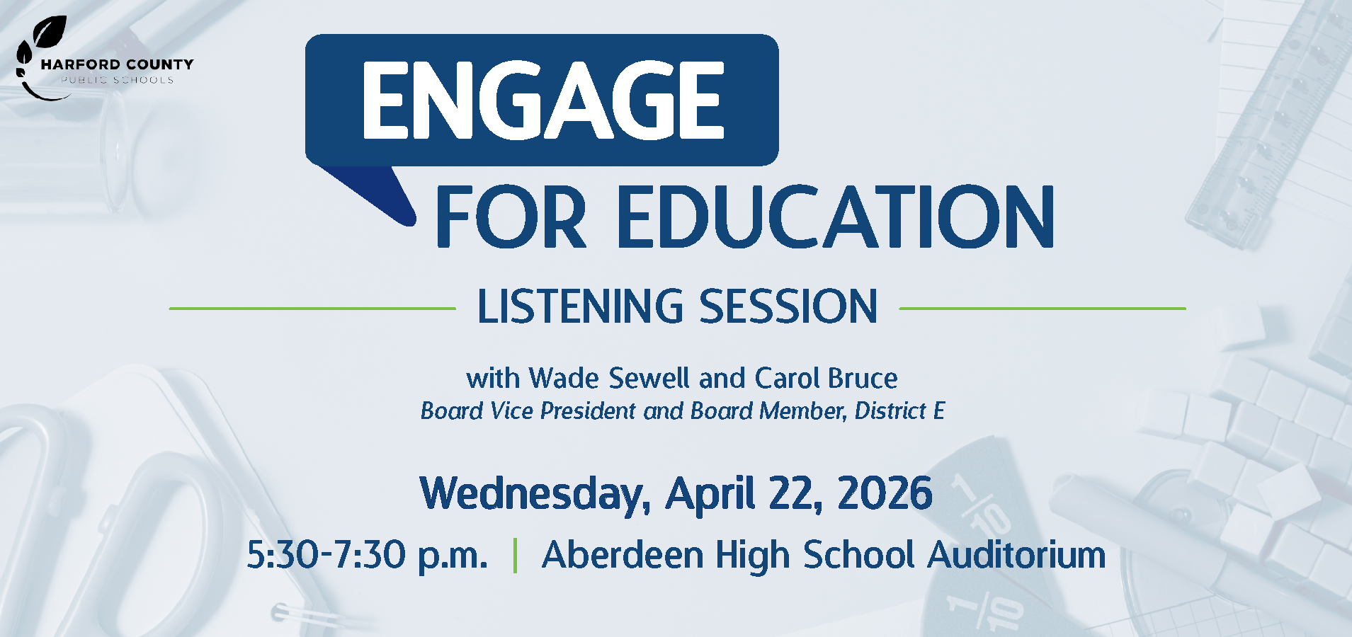 2026 Engage for Education listening sessions