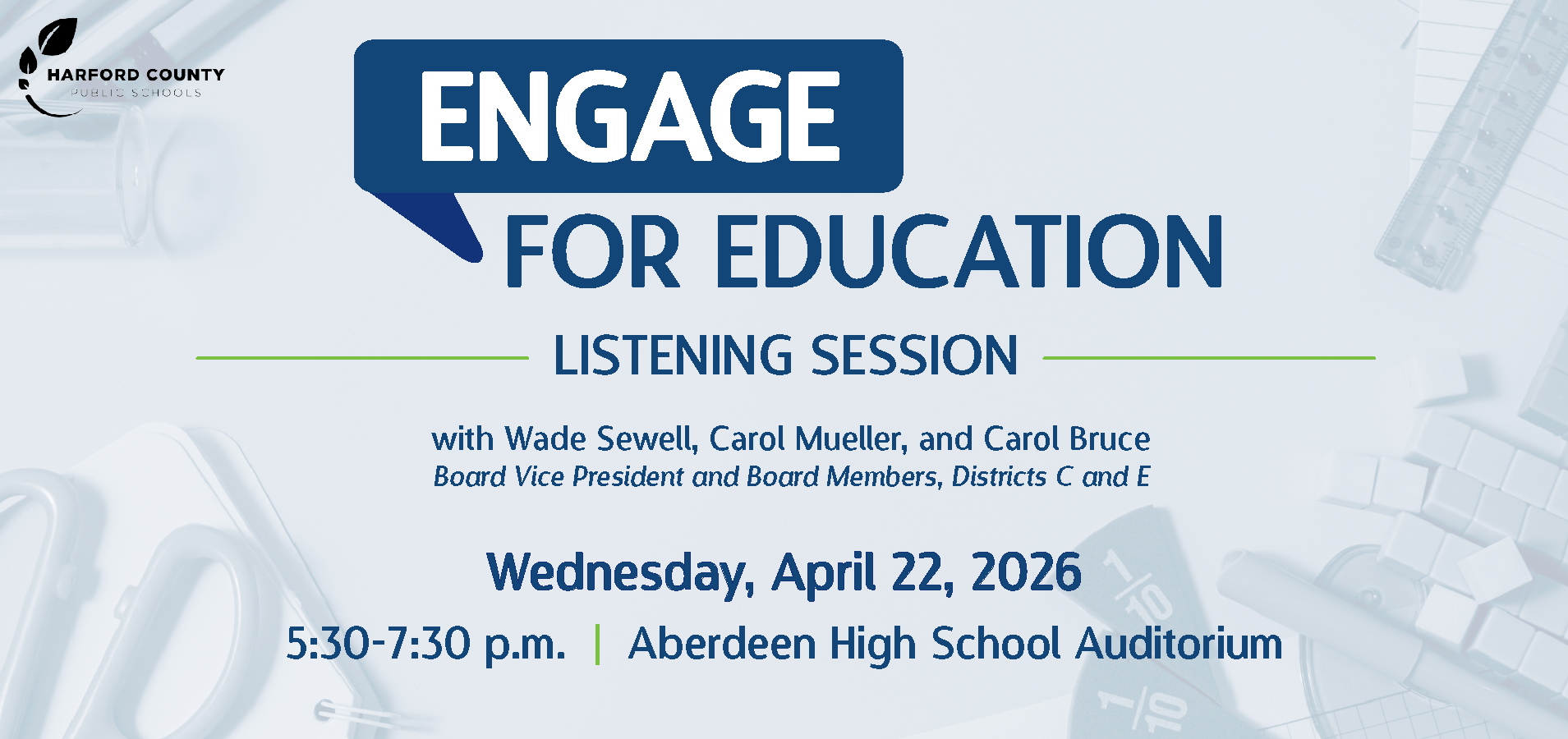 2026 Engage for Education listening sessions