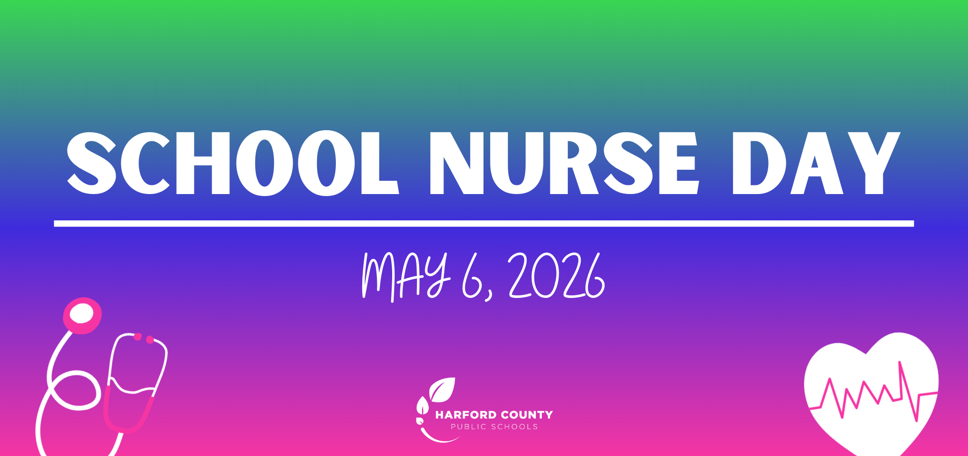 HCPS celebrates national school nurse day, May 6, 2026