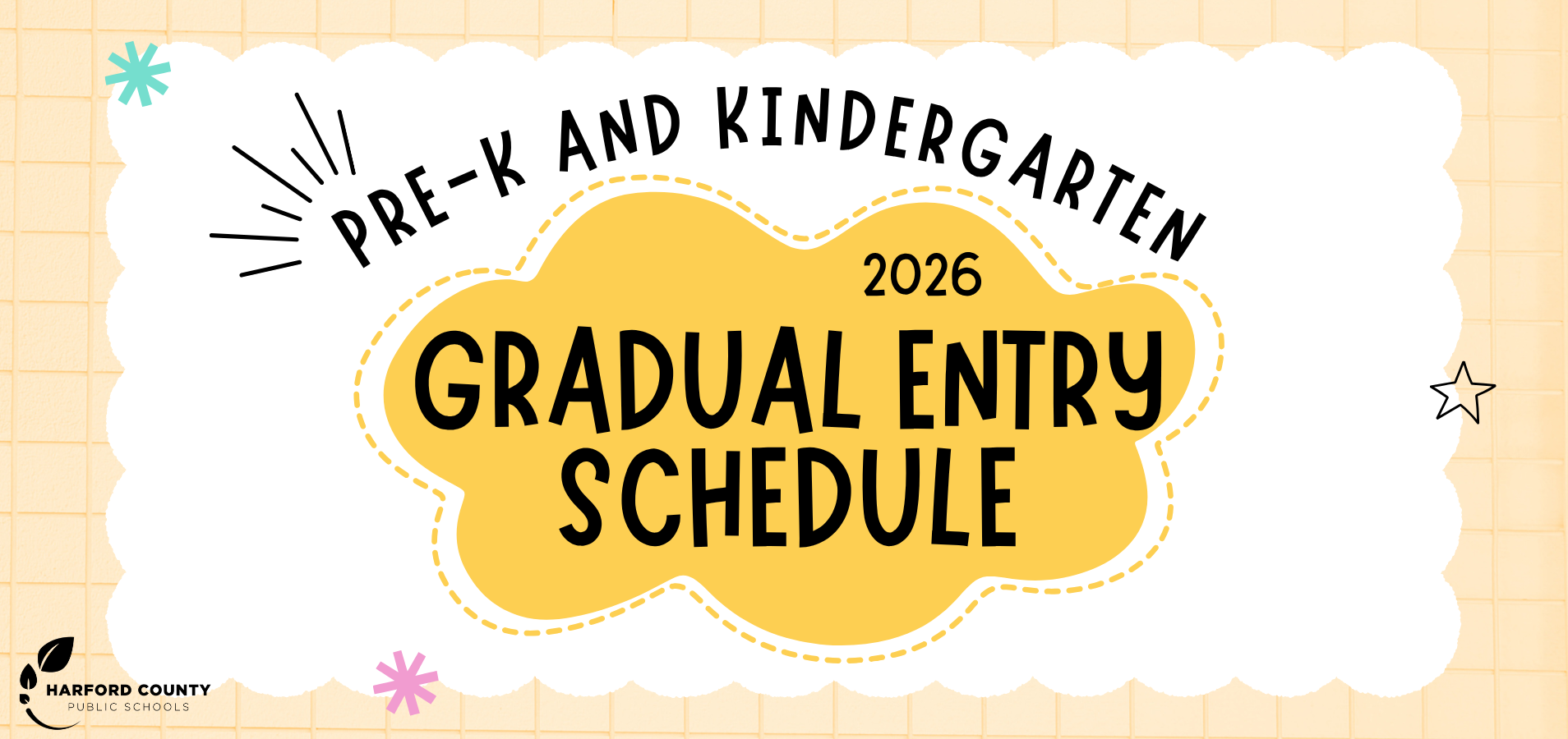 2026 PreK and K Gradual Entry Schedule