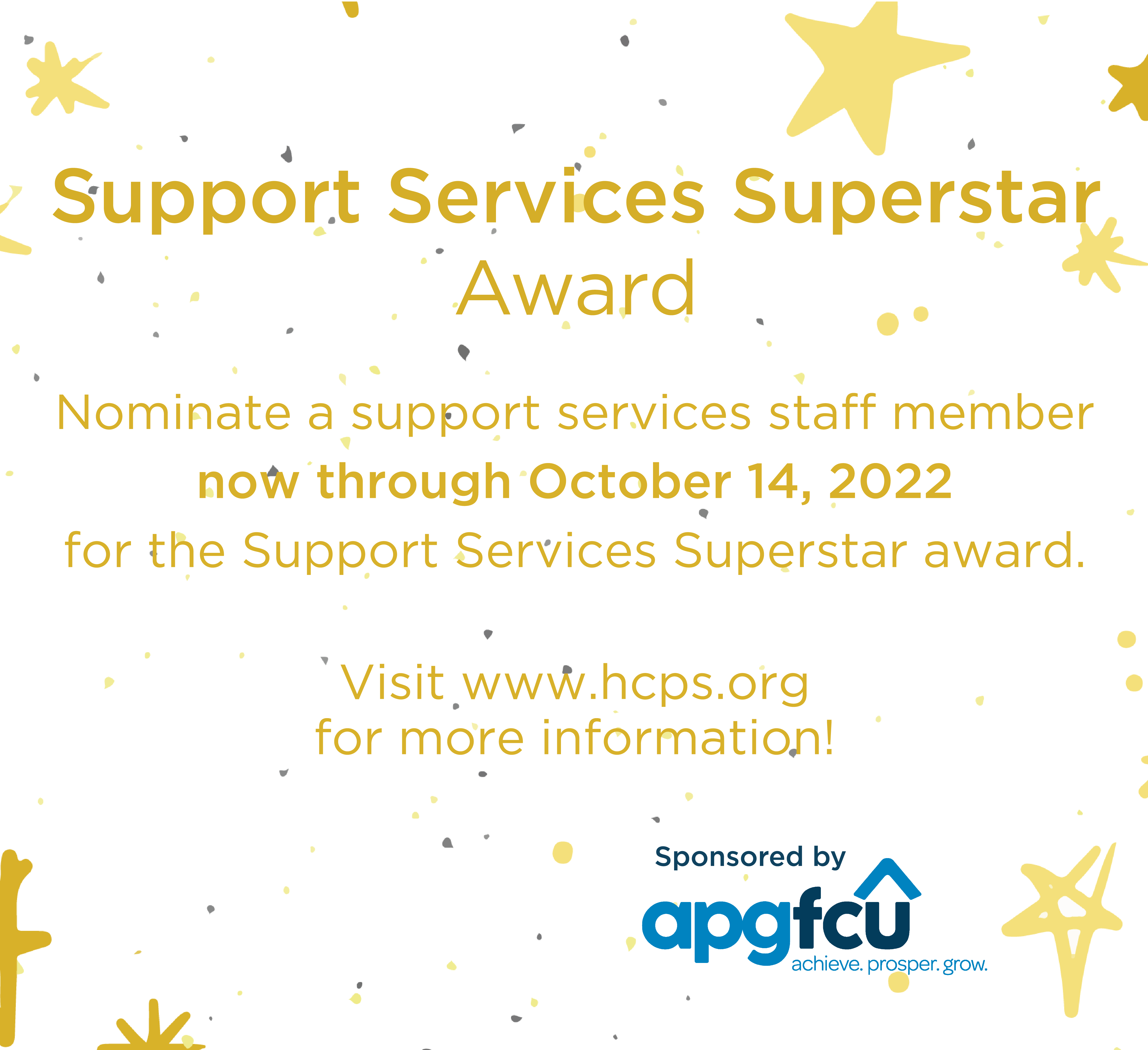 Nominate Now for the Support Services Superstar Award!