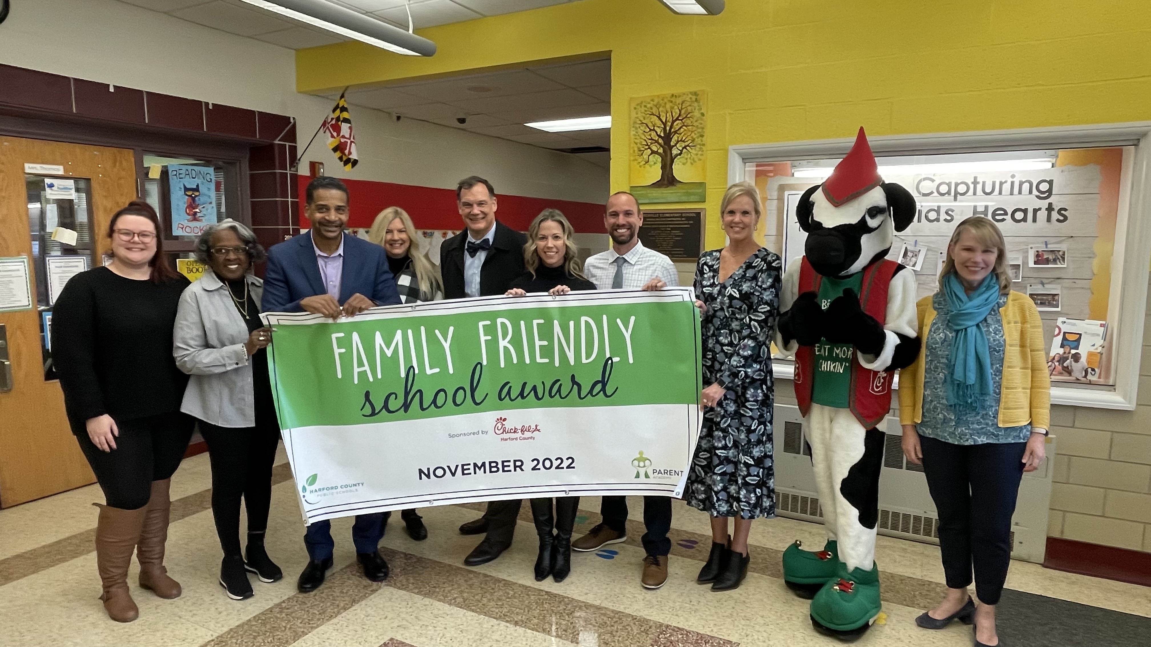 Churchville Elementary School Named November 2022 Family Friendly School!