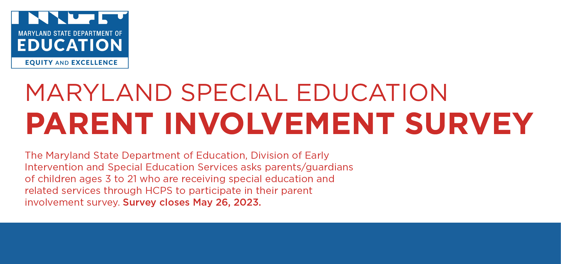MD Special Education Parent Involvement Survey