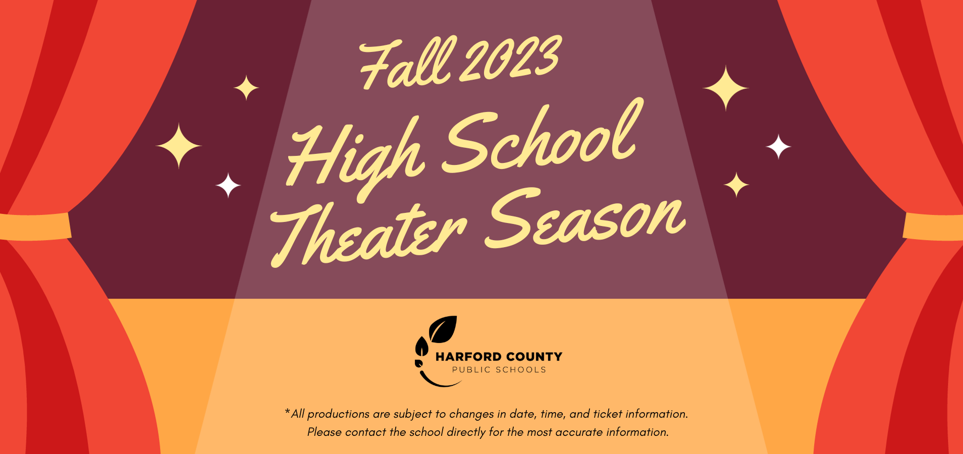 Fall 2023 High School Theater Season