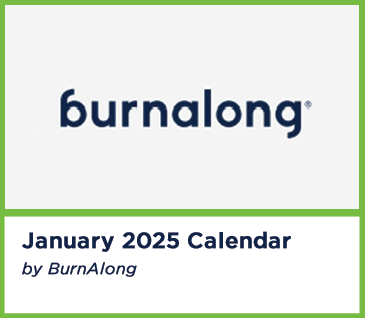 January 2025 BurnAlong Calendar